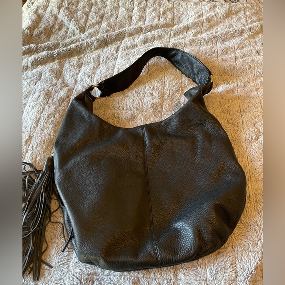 Leather hobo bag - Picture 2 of 3